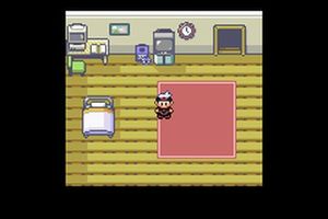 une image de pokemon rubis saphir argent sur nintendo game boy advance